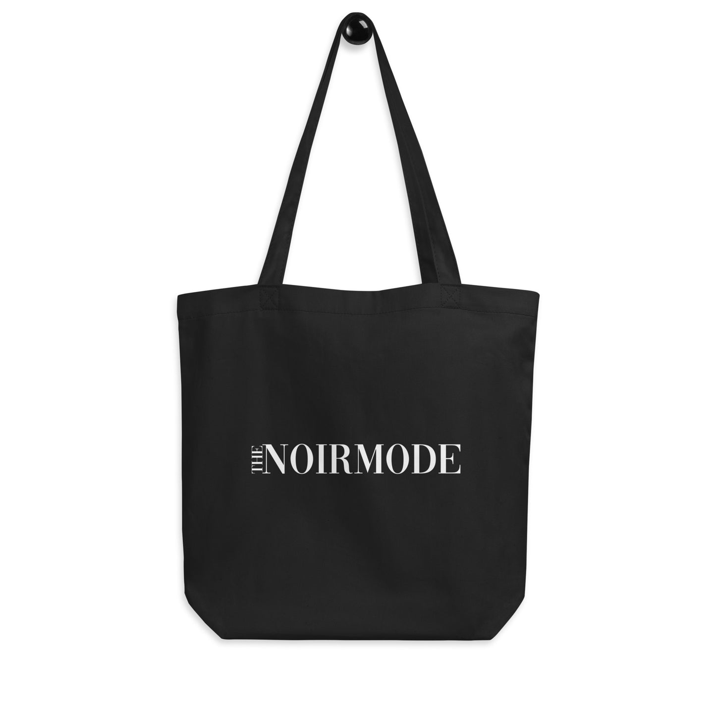 'The NOIR MODE' Logo Tote Bag- BLACK